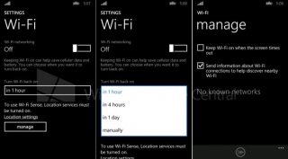 Automatikusan bekapcsolható WiFi a Windows Phone 8.1-ben