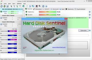 Hard Disk Sentinel 4.40 Pro ingyen!