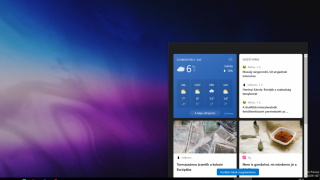 Windows 10 21H1 hírek és érdeklődési körök aktiválása a tálcán